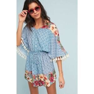 Farm Rio Carmen Floral Romper Womans Small